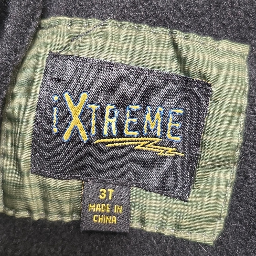 Ixtreme Green & Black Puffer Coat. Size 3T - Picture 2 of 7